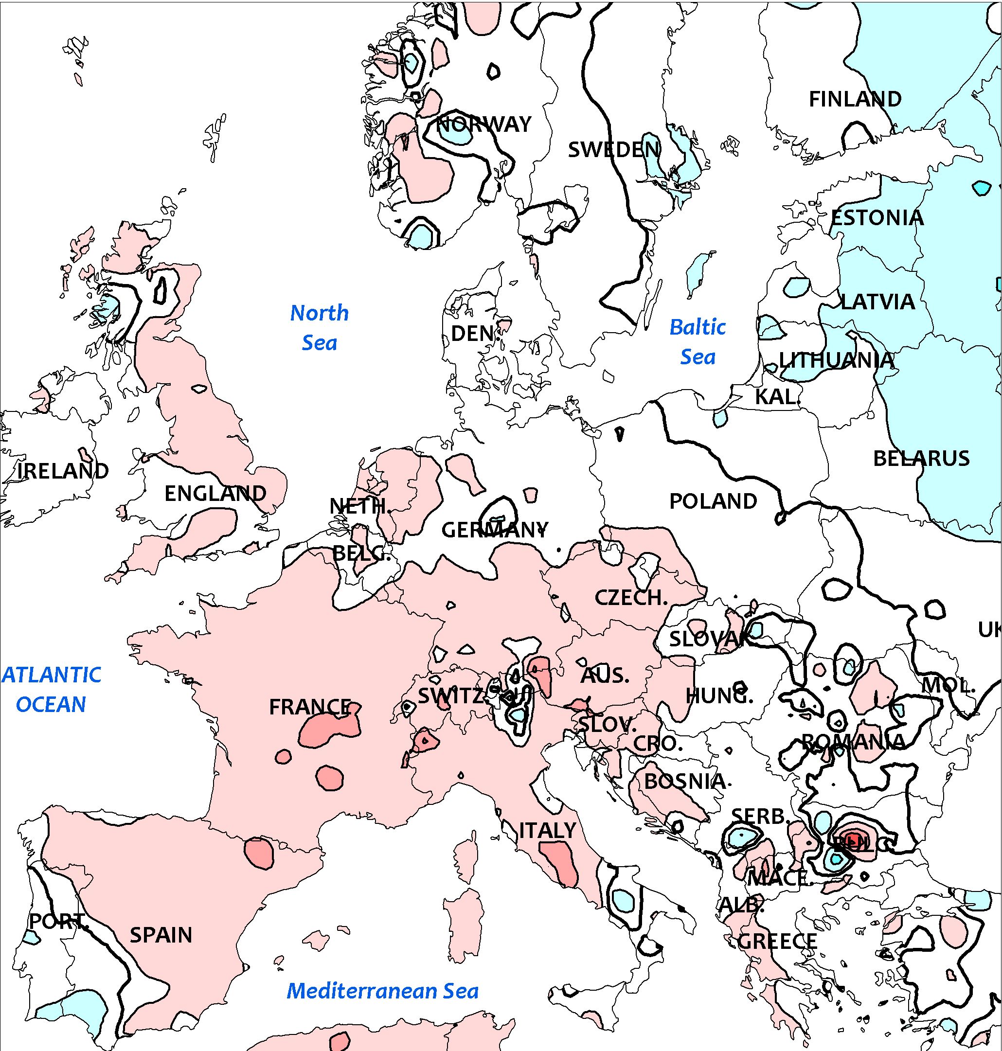 temperature juillet 2019