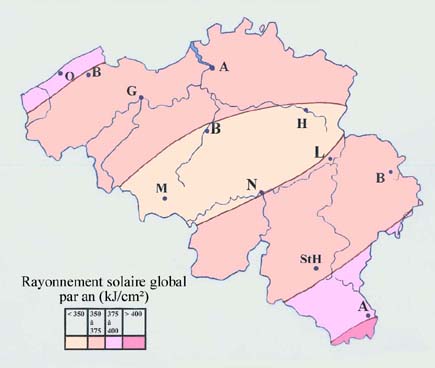Rayonnement solaire global